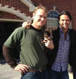 Clayton Bitler with HGTV Curb Appeal host John Gidding